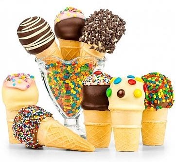 Ice Cream Cone Cake Pops