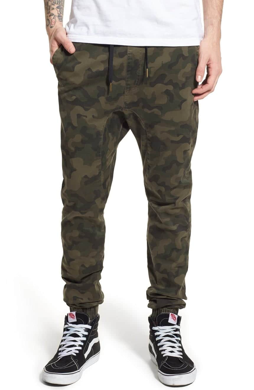 Green Camo Mens Joggers 2016 - 2017