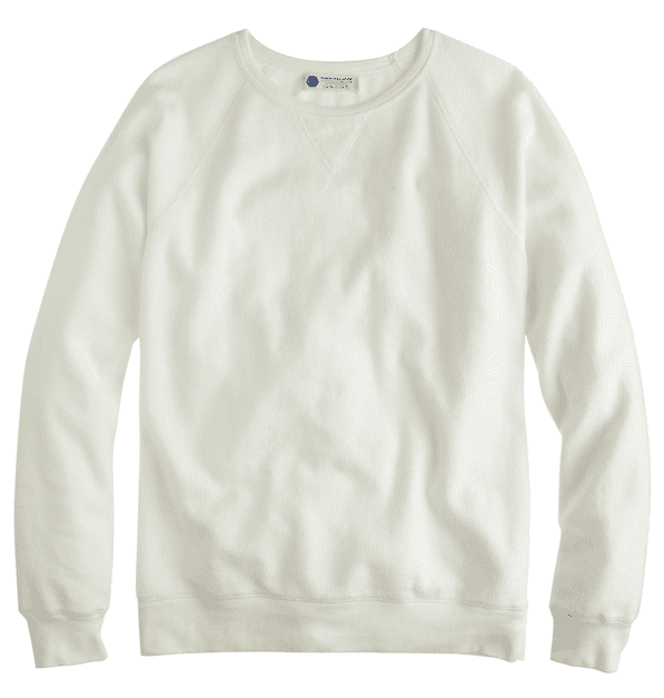 White Slim Sweatshirt for Men