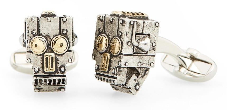 Robot Head Cufflinks 2016 - 2017