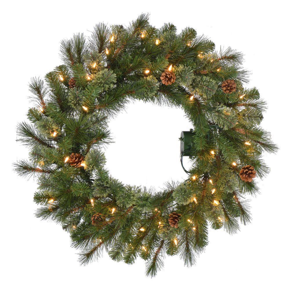 10 Best Christmas Wreaths For The Front Door In 2022 – Artificial Pre-Lit Winter Wreaths