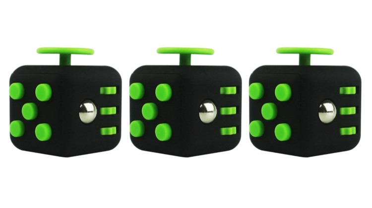 fidget cubes and spinners